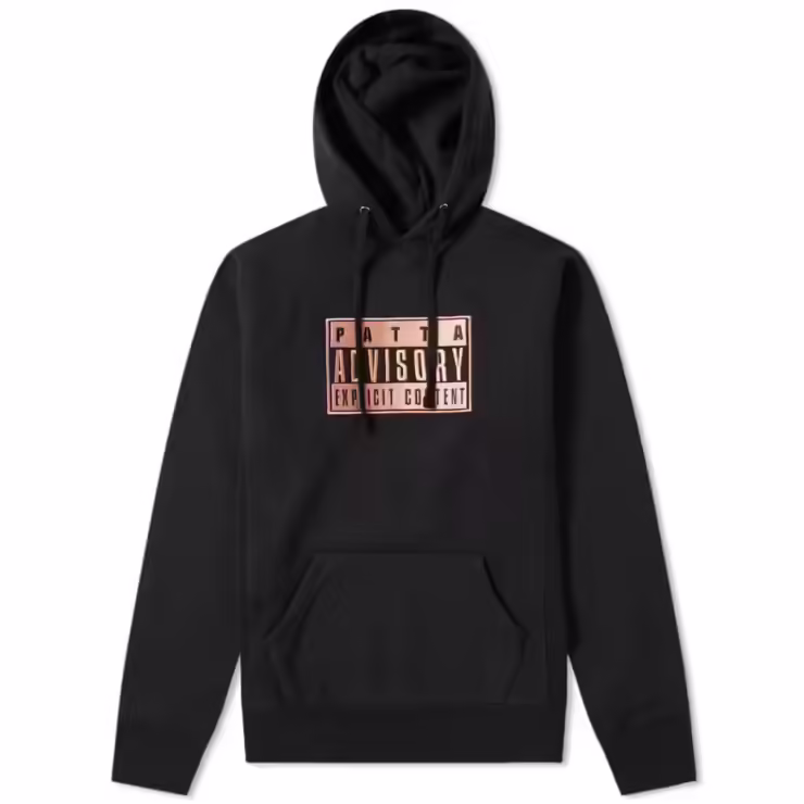 Patta Advisory Hoody 'Black'