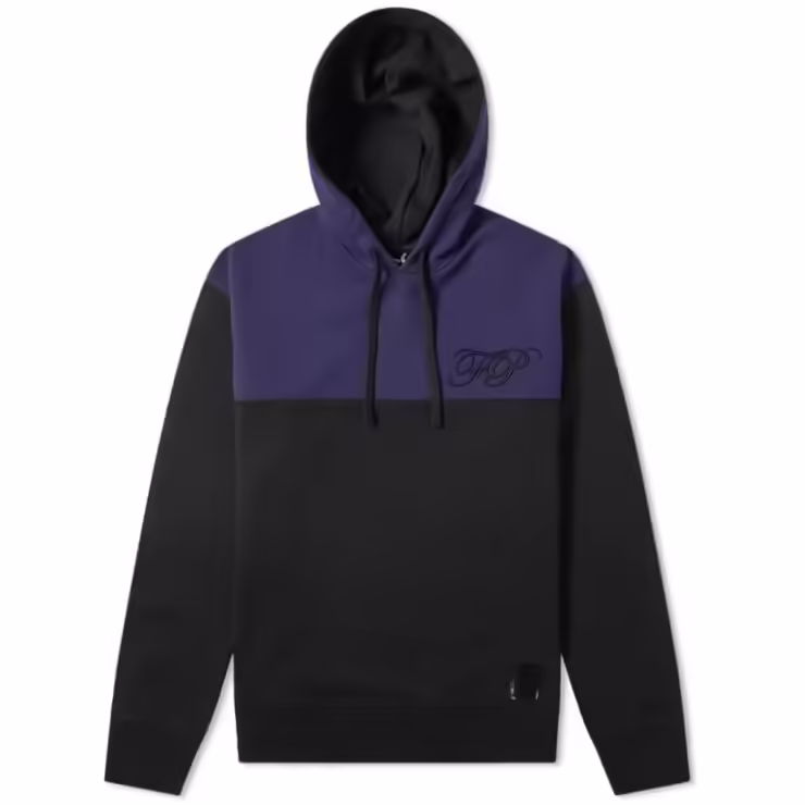 Fred Perry x Raf Simons V-Insert Hoody 'Black & Blue'