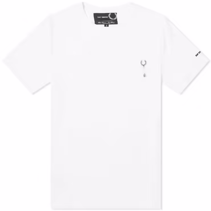 Fred Perry x Raf Simons Pin Wreath T-Shirt 'White'