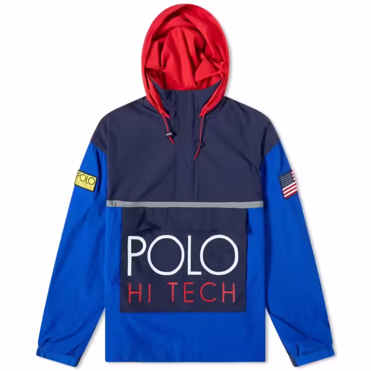Polo Ralph Lauren Hi-Tech Pullover Jacket 'Blue'