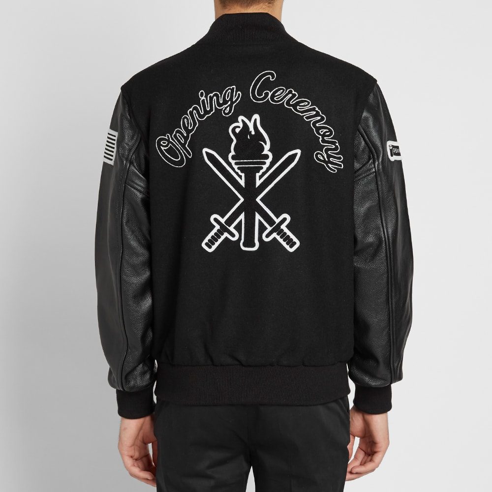 Opening ceremony varsity jacket mens sale