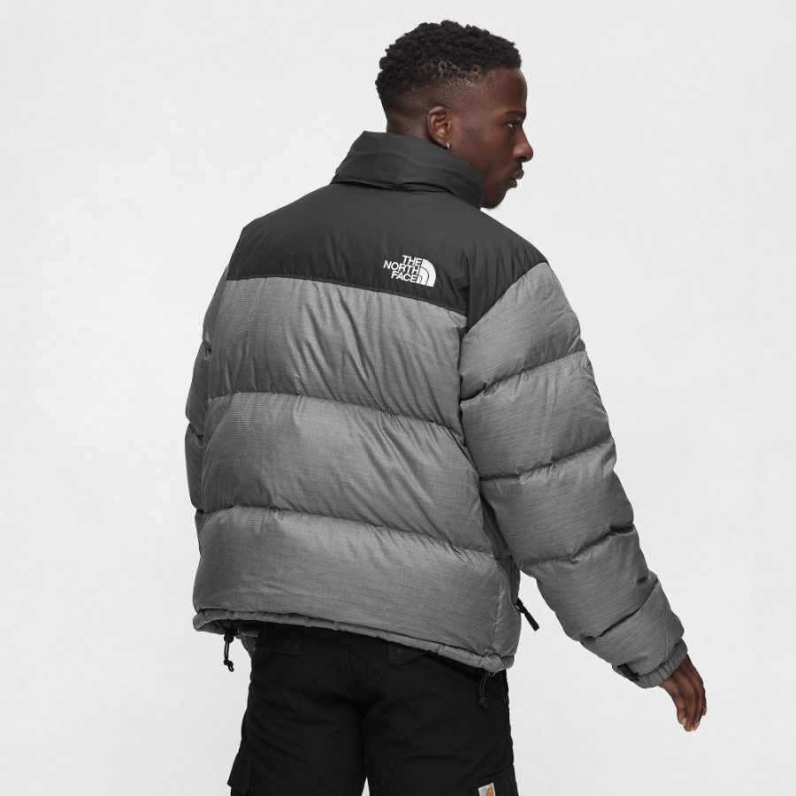 north face grey puffer