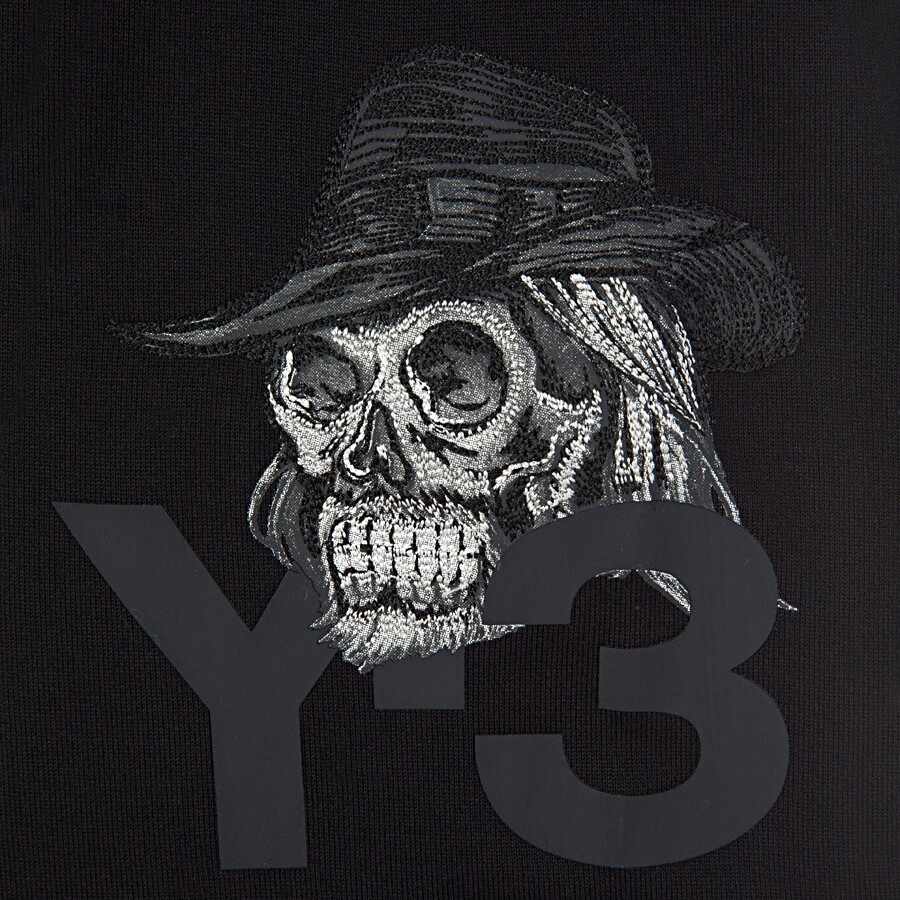 y3 skull hoodie