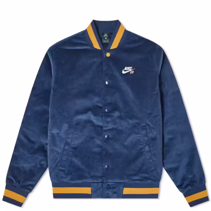 Nike SB Corduroy Bomber Jacket 'Midnight Navy'