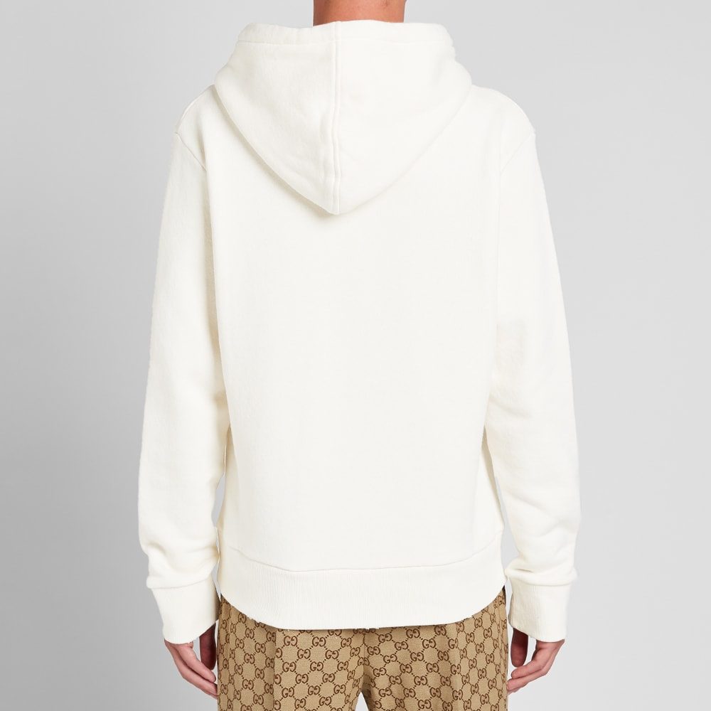 Gucci Vintage Crew Hoodie in White
