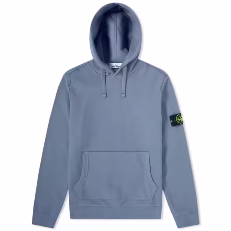 Stone Island Garment Dyed Hoody 'Avio'