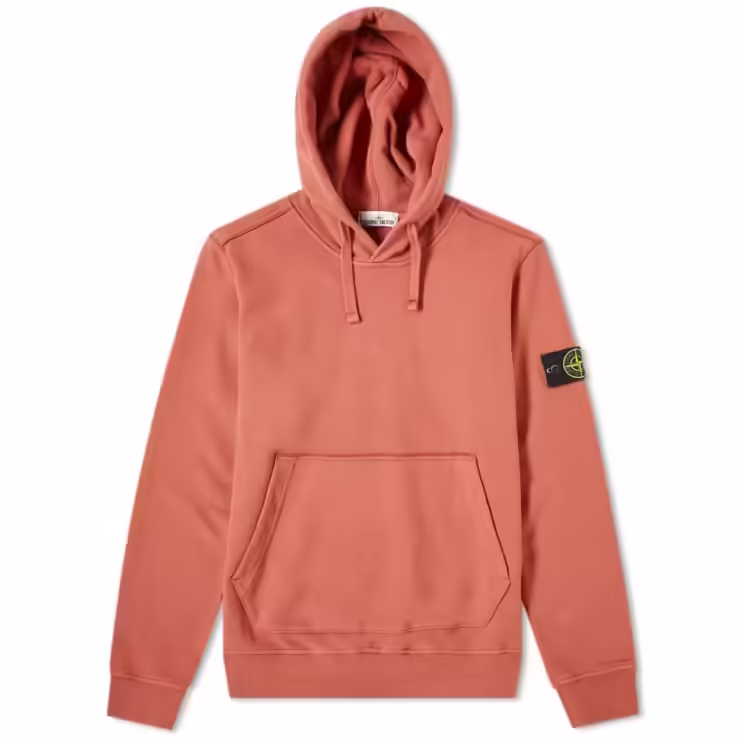 Stone Island Garment Dyed Hoody 'Ruggine'