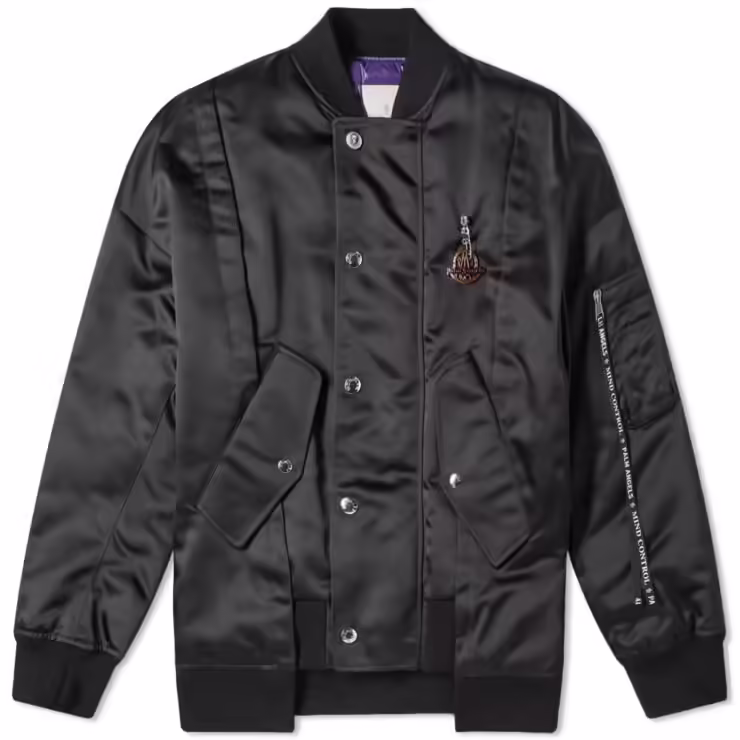 Moncler Genius 8 Palm Angels AXL Bomber Jacket 'Black'