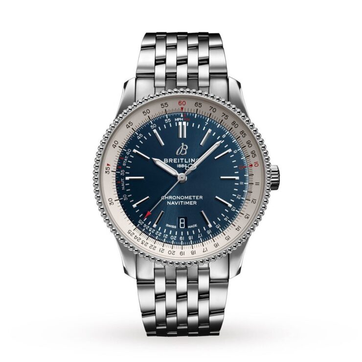 Breitling Navitimer Automatic 41mm Watch 'Grey & Blue'