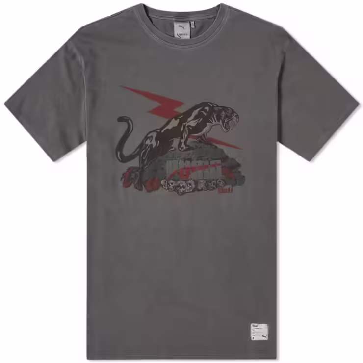 Puma x Rhude T-Shirt in Black and Grey