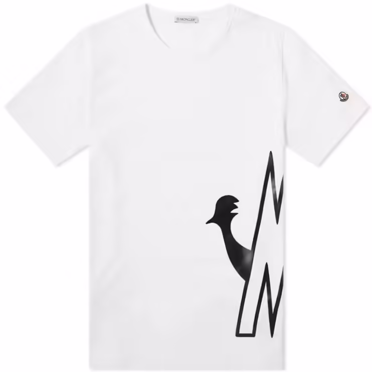 Moncler Side Logo T-Shirt 'White'