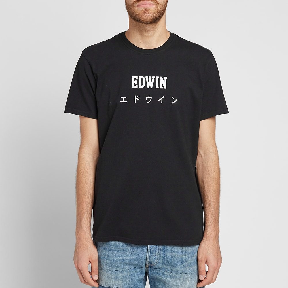 Edwin Japan T-Shirt in Black