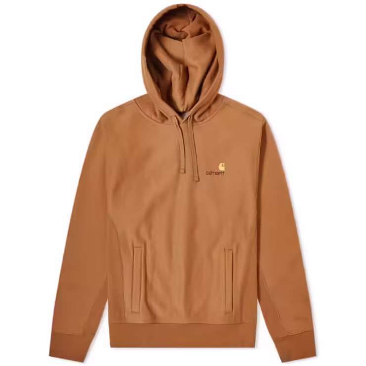Carhartt WIP American Script Hoody 'Hamilton Brown'