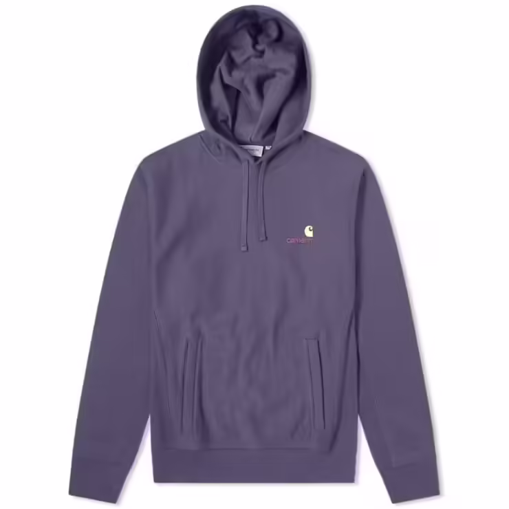 Carhartt WIP American Script Hoody 'Purple'
