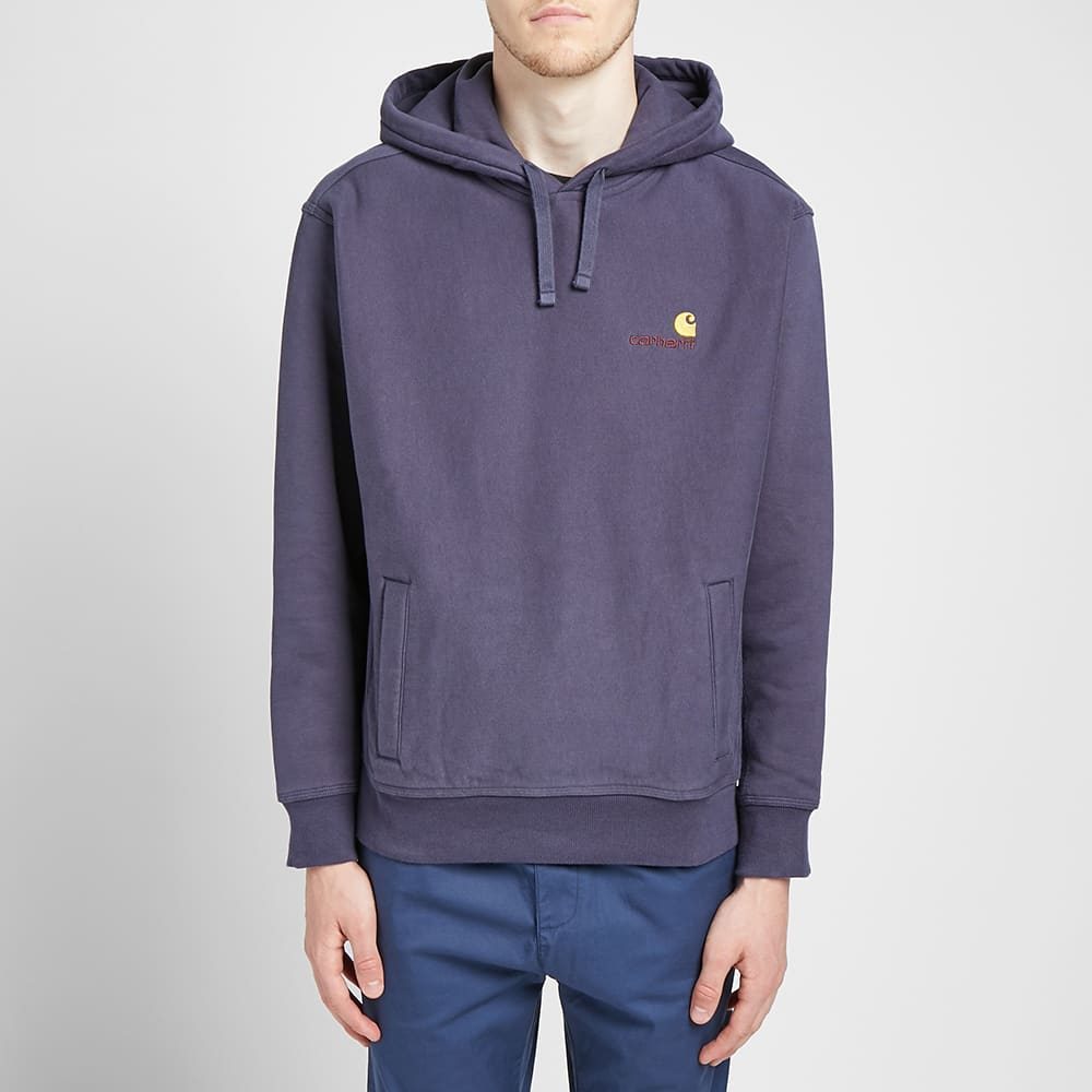 Carhartt WIP American Script Hooded Sweater in Purple