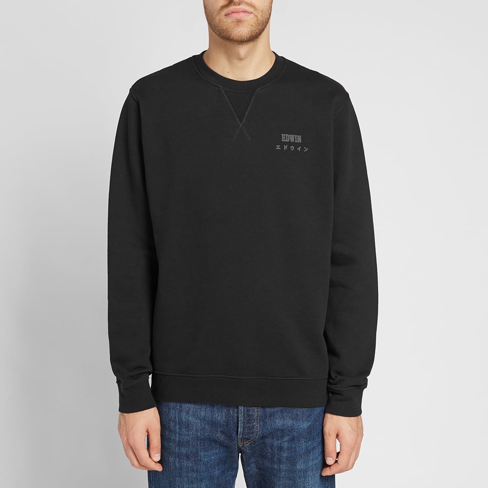 Edwin base crew outlet sweatshirt