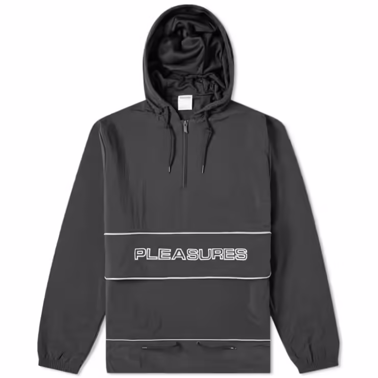 Reebok x Pleasures Vector Anorak Jacket in Black