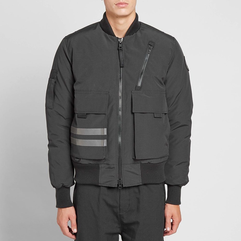 Canada goose black label hotsell bomber jacket