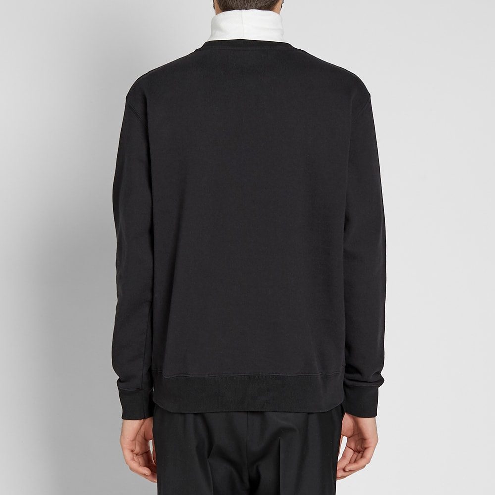 08 12 2018 championxwoodwood boxlogocrewsweat black 212658 kk02 tc m2 jpg Champion x Wood Wood Box Logo Crewneck Sweatshirt in Black