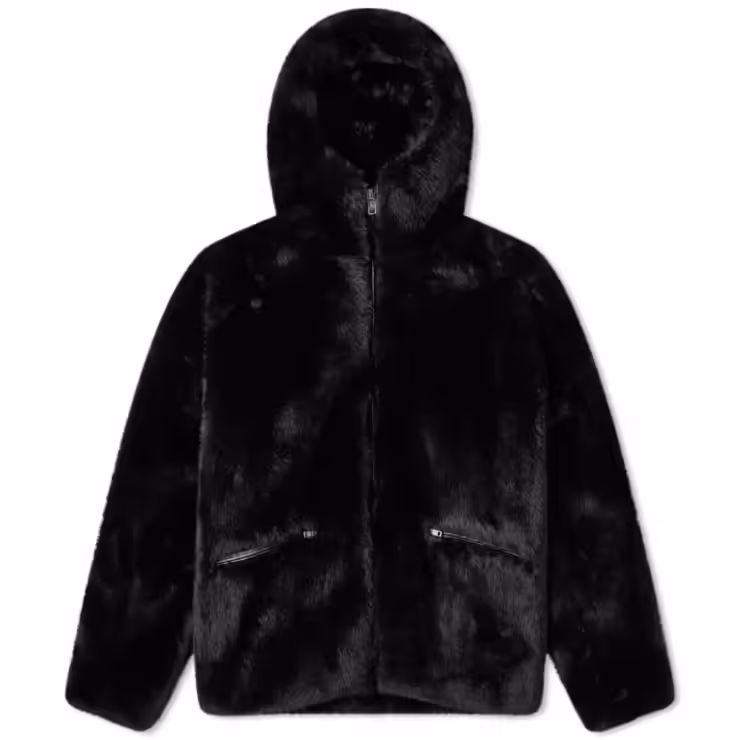 Mastermind World Faux Fur Parka 'Black'
