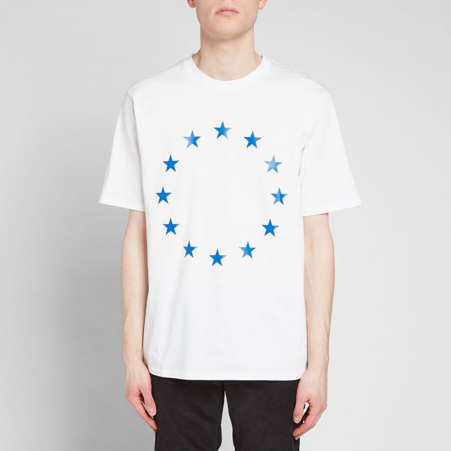 Etudes Wonder Europa Stars T-Shirt 'White' — MRSORTED