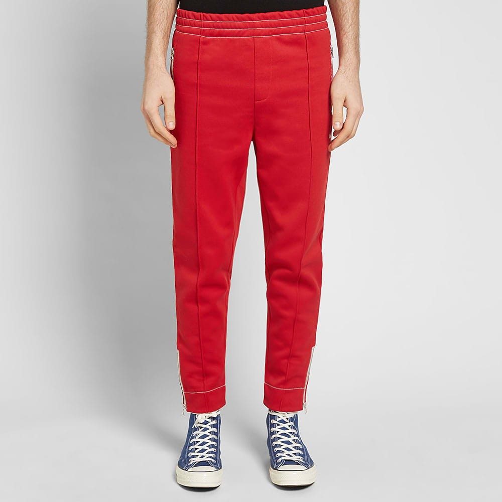 AMI Paris Jogging Pants in Red