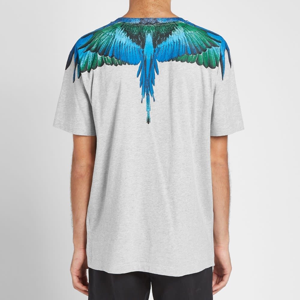Marcelo Burlon Blue Wings T-Shirt 'Grey'