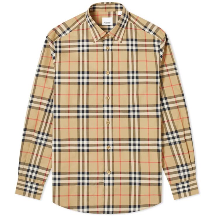 Burberry Caxton Check Shirt 'Archive Beige'