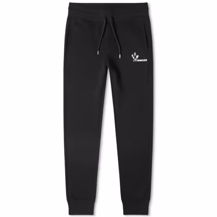 Moncler Logo Jersey Joggers in Black
