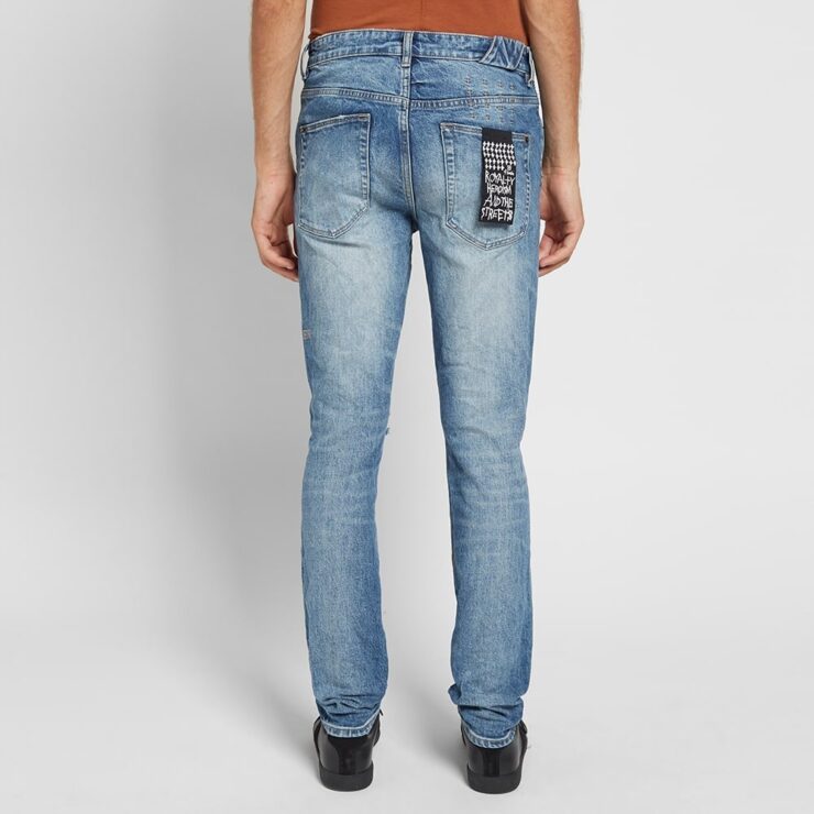 Ksubi Chitch Nostalgia Trashed Jeans 'Blue Denim' | MRSORTED