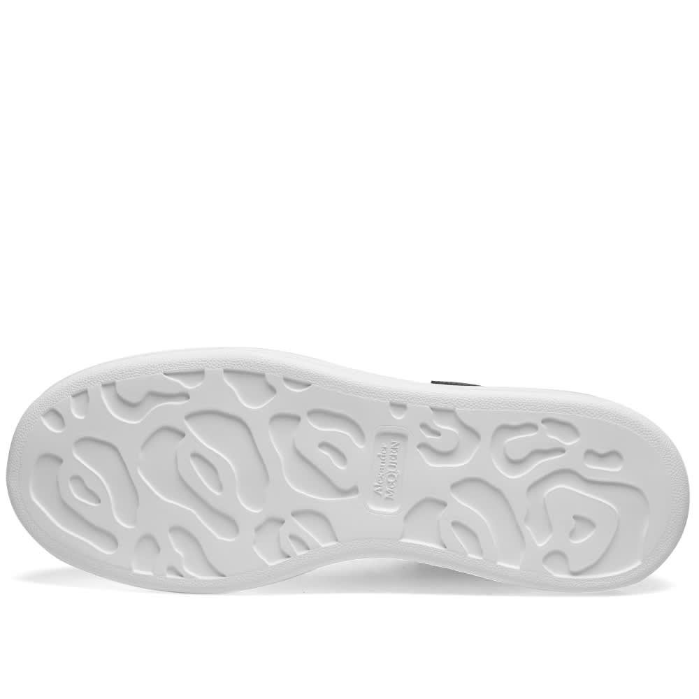 Alexander McQueen Wedge Sole Sneakers Black and White