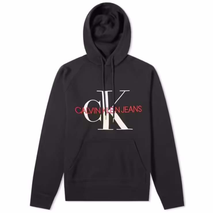 Calvin Klein Monogram Hoody 'Black'