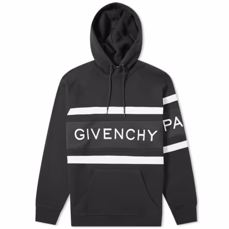 Givenchy Paris Logo Hoody 'Black'