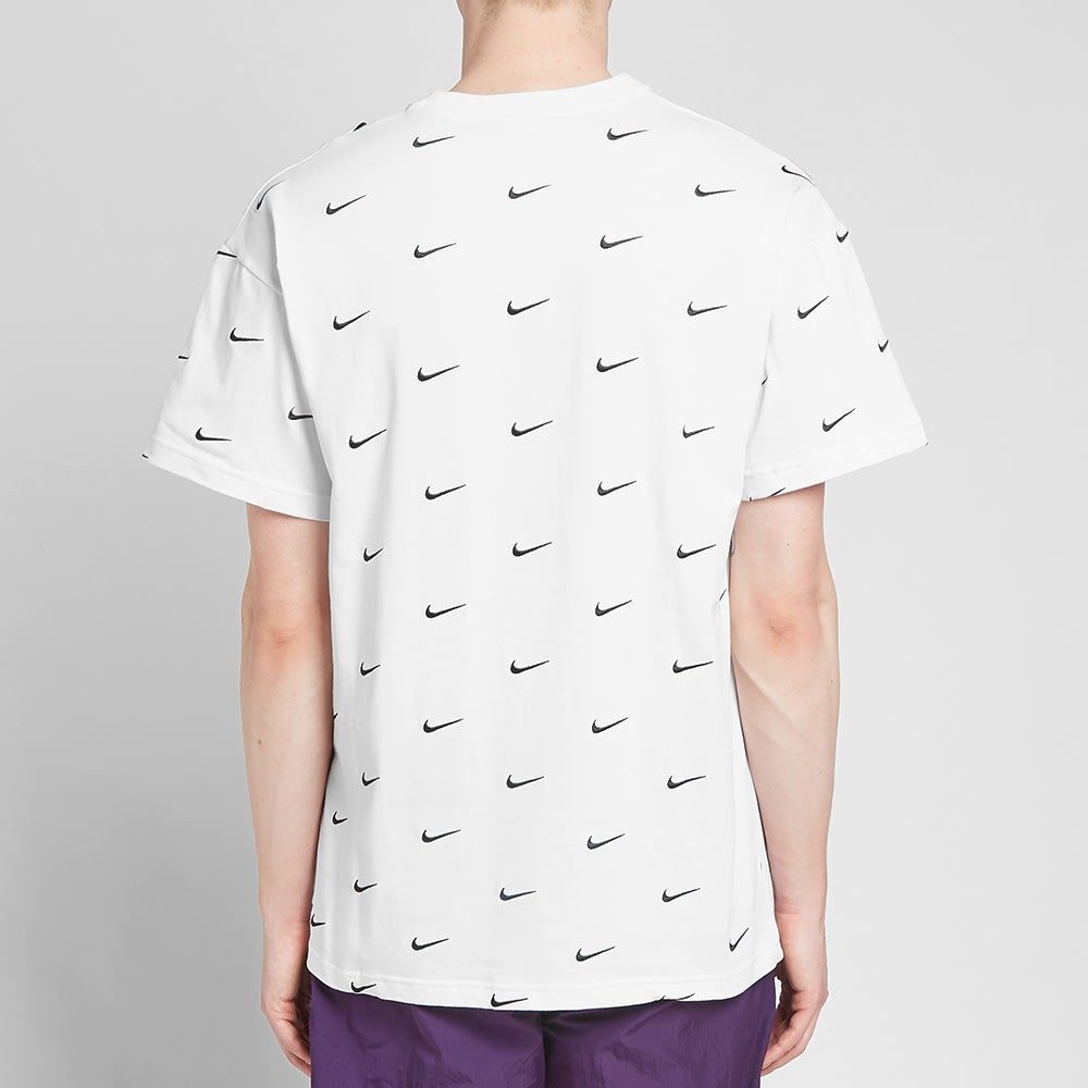 Nike NRG Embroidered Swoosh T-Shirt in White