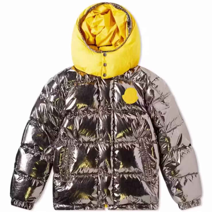 Moncler Genius 1952 Prele Reversible Jacket 'Silver & Yellow'