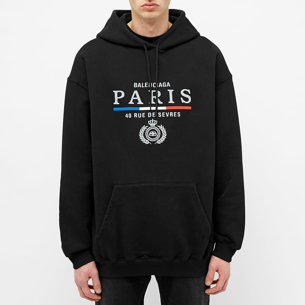 Balenciaga Paris flag oversize hoodie Mens Fashion Tops  Sets Hoodies  on Carousell
