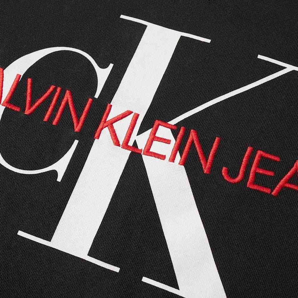 ezgif 2 0469339390a7 jpg Calvin Klein Washed Regular Monogram Hoodie in Black, White and Red