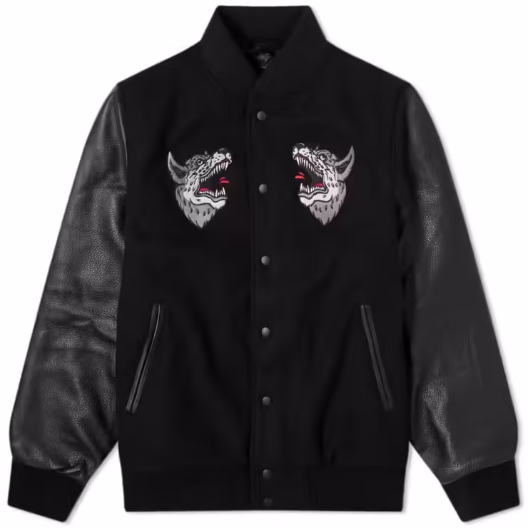 Raised By Wolves Souvenir Redux Varsity Jacket 'Black'