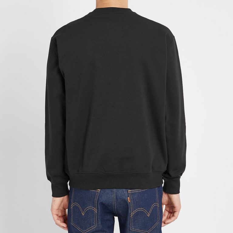 Carhartt Logo Crewneck Sweater 'Black' | MRSORTED