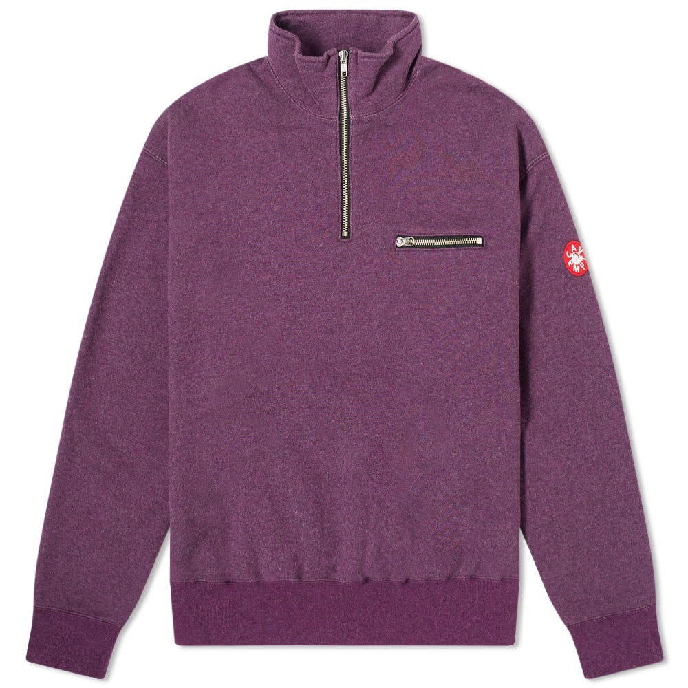 Cav Empt Half-Zip Sweater 'Purple' | MRSORTED