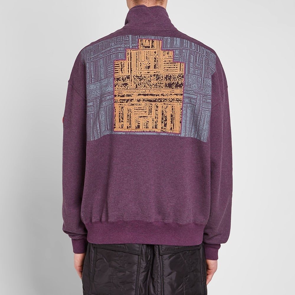 Cav Empt Half Zip Sweater Purple MRSORTED