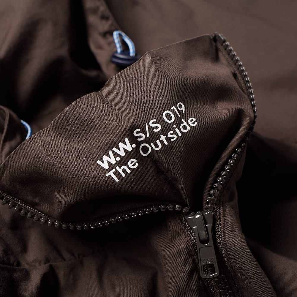 ezgif 5 6d2254e1044b jpg Wood Wood Laszlo Popover Anorak Windbreaker Jacket in Brown