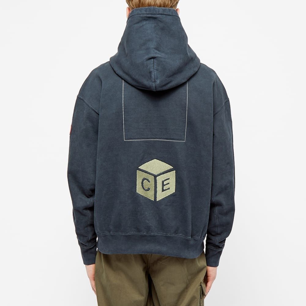 Cav Empt Overdyed Cube Hoody 'Navy' | MRSORTED