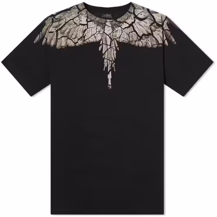 Marcelo Burlon Earth Wings T-Shirt 'Brown & Black'