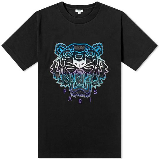 Kenzo Embroidered Tiger T-Shirt 'Black' | MRSORTED