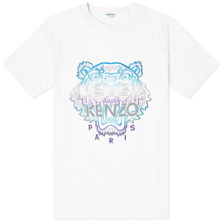 Kenzo Embroidered Tiger T-Shirt 'White' | MRSORTED