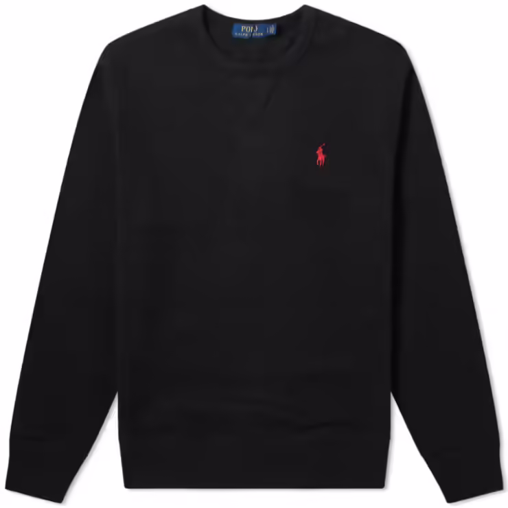 Polo Ralph Lauren Vintage Fleece Crewneck Sweatshirt 'Black'