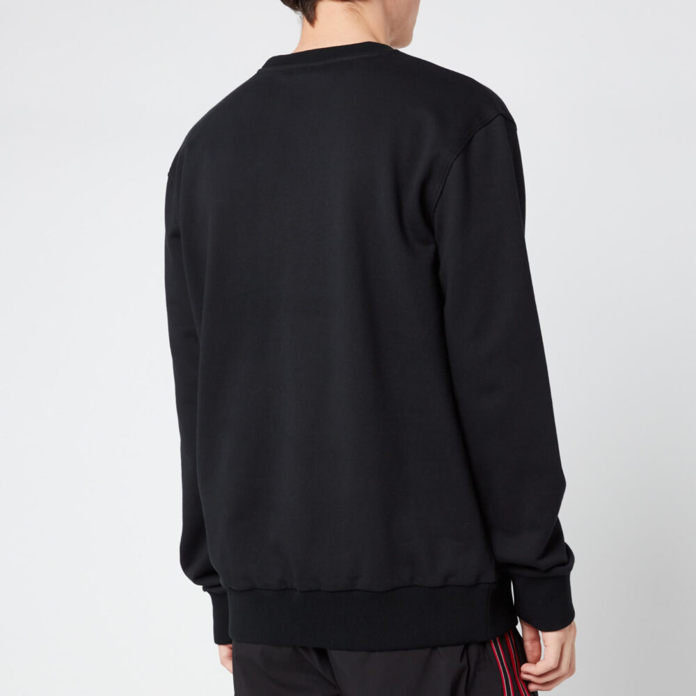 Lanvin Bar Logo Crewneck Sweatshirt 'Black' | MRSORTED