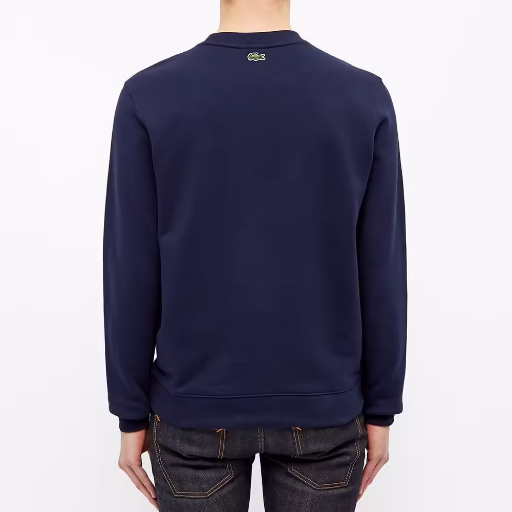 07 12 2019 lacoste vintagecrewsweat navy sh8807 00 166 blr m2 jpg Lacoste Vintage Crewneck Sweatshirt 'Navy Blue'