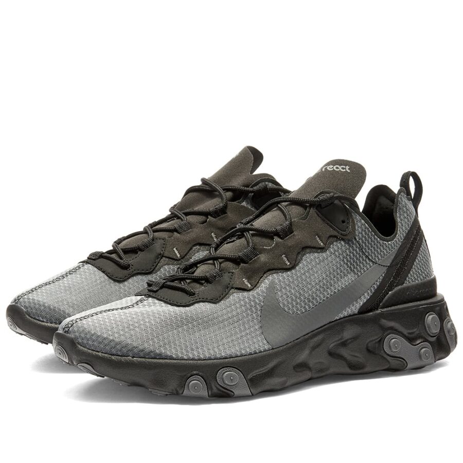 nike react element 55 black and grey